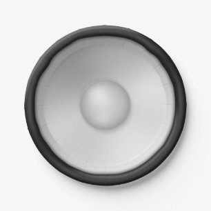 Plato De Papel Altavoz musical