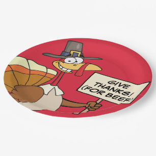 Plato De Papel Alternativas a Turquía para la cena de Acción de G