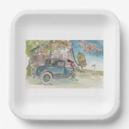 Plato De Papel Alto vuelo