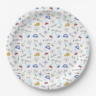 Plato De Papel Amante de la ciencia