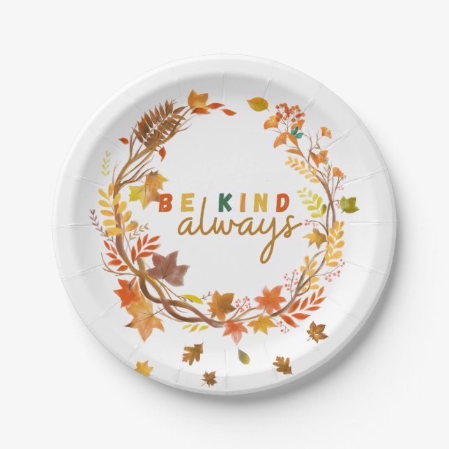 Plato De Papel Amar siempre a las mujeres Los niños Carta Motivac (Anverso)