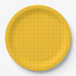 Plato De Papel Amarillo