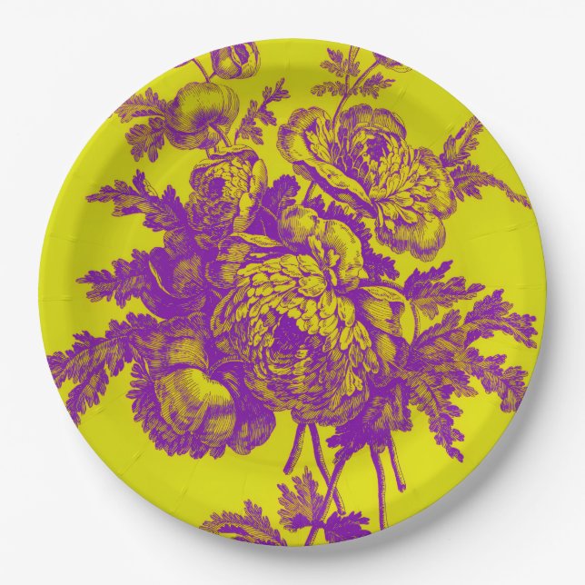 PLATO DE PAPEL AMARILLO C (Anverso)