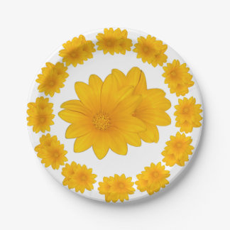 Plato De Papel Amarillo Orgánico,