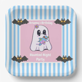 Plato De Papel Amarrado Fiesta nocturno cumpleaños - noche de Hal