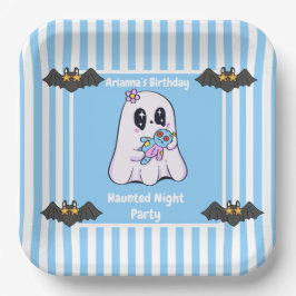 Plato De Papel Amarrado Fiesta nocturno cumpleaños - noche de Hal