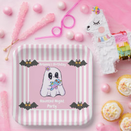 Plato De Papel Amarrado Fiesta nocturno cumpleaños - noche de Hal