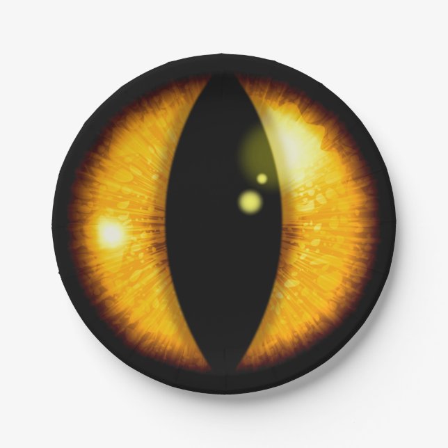 Plato De Papel Amber Dragons Eye (Anverso)