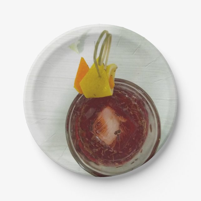 Plato De Papel Americano (Anverso)