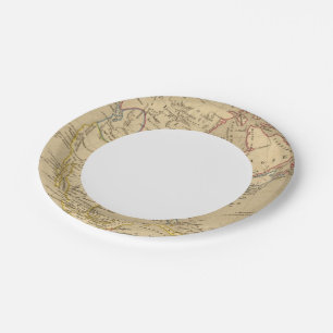 Plato De Papel Amerique Septentrionale en 1840