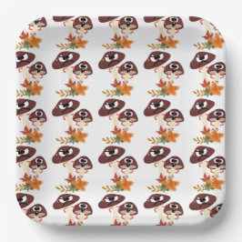 PLATO DE PAPEL AMIGOS DE LOS HONGOS