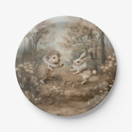 Plato De Papel Amigos - Placas redondas de papel