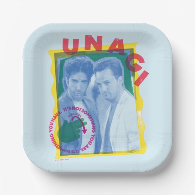 Plato De Papel AMIGOS™ | Ross & Chandler - Unagi (Anverso)
