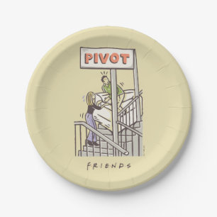 Plato De Papel AMIGOS™   Ross y Rachel PIVOT