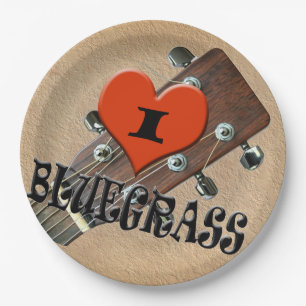 PLATO DE PAPEL AMO BLUEGRASS