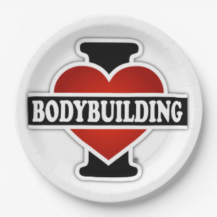 Plato De Papel Amo el Bodybuilding