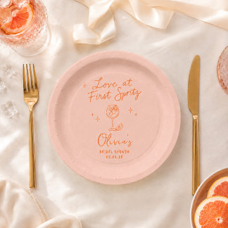 Plato De Papel Amor a primera Spritz