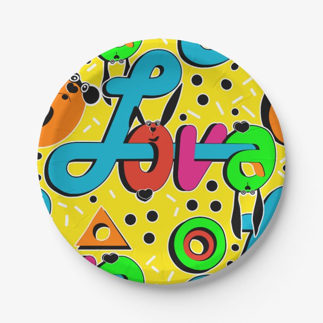 Plato De Papel Amor, El día de San Valentín (Anverso)