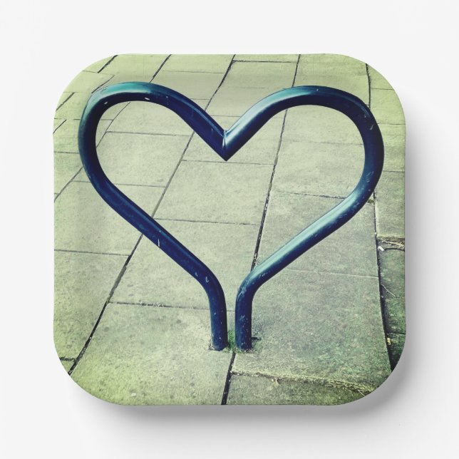 Plato De Papel Amor, en la ciudad (Anverso)