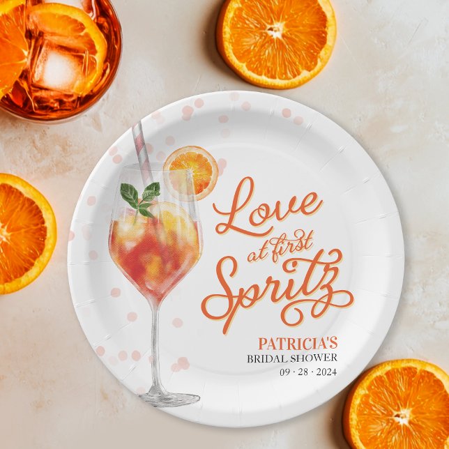 Plato De Papel Amor en la primera ducha de novias en Spritz (Subido por el creador)