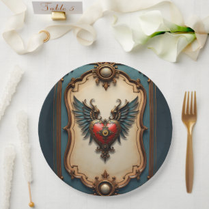 Plato De Papel Amor eterno, elegancia surrealista al estilo steam