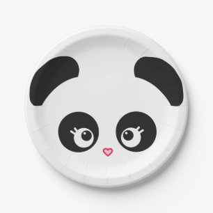 Plato De Papel Amor Panda®