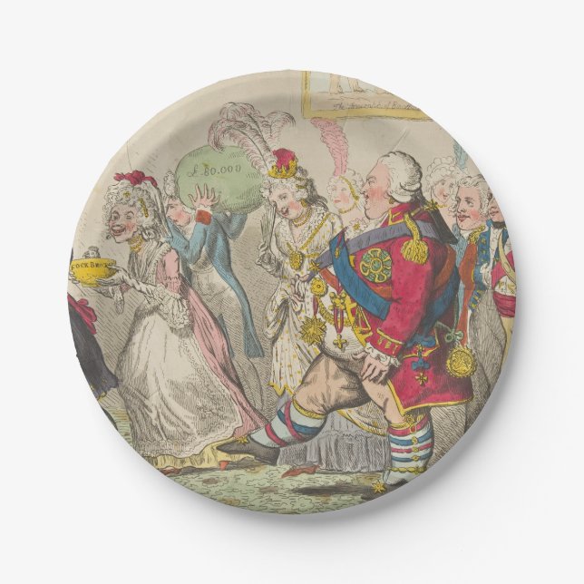 Plato De Papel Amor - Placas redondas de papel (Anverso)