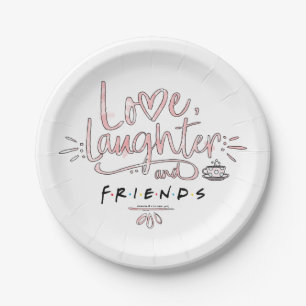 Plato De Papel Amor, risa y AMIGOS™