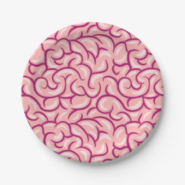 Plato De Papel Anatomía Cerebro