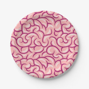 Plato De Papel Anatomía Cerebro