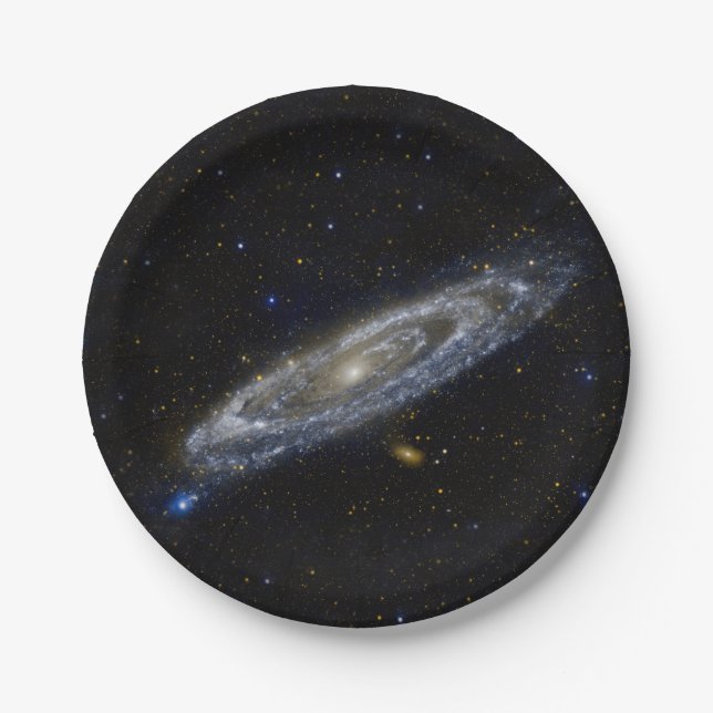 Plato De Papel Andromeda Galaxy Starry Sky (Anverso)