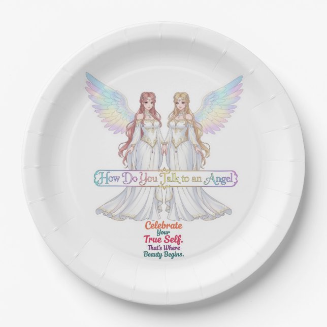 Plato De Papel Angel Collection (Anverso)