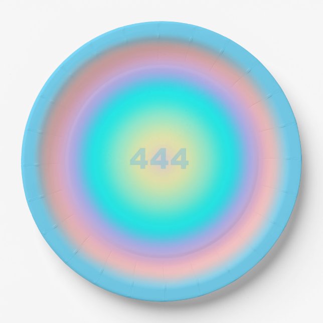 Plato De Papel Ángel número 444 - Protección (Anverso)