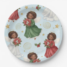 Ángeles de Nochebuena Poinsettia