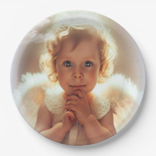 Plato De Papel Angelitos