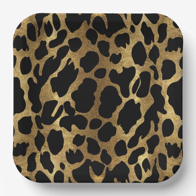 Plato De Papel Animal Prints (Anverso)
