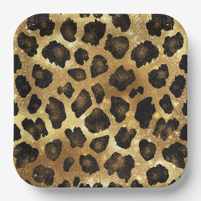 Plato De Papel Animal Prints (Anverso)