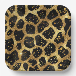 Plato De Papel Animal Prints