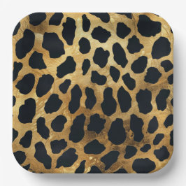 Plato De Papel Animal Prints