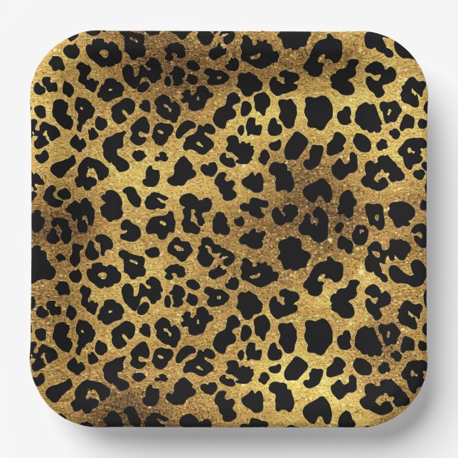 Plato De Papel Animal Prints (Anverso)