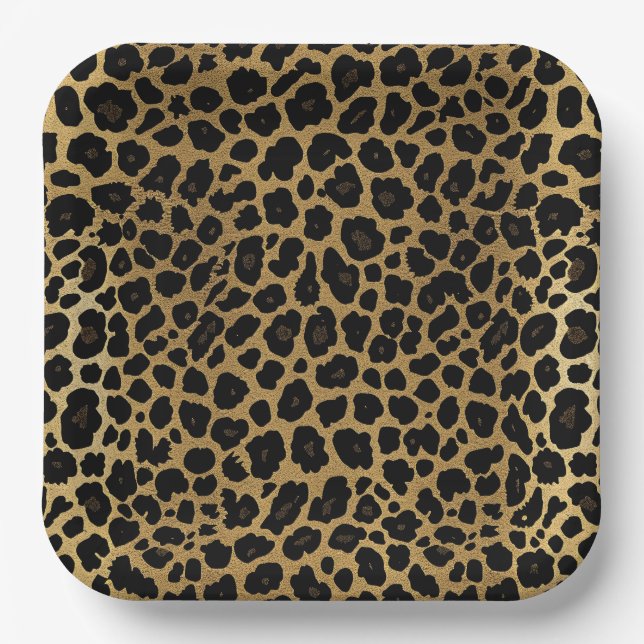 Plato De Papel Animal Prints (Anverso)