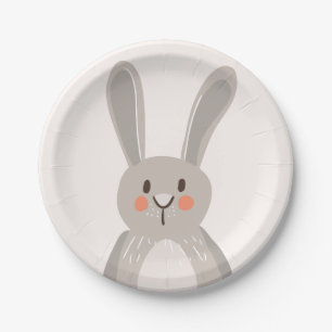 Plato De Papel Animales del arbolado de la fiesta de bienvenida