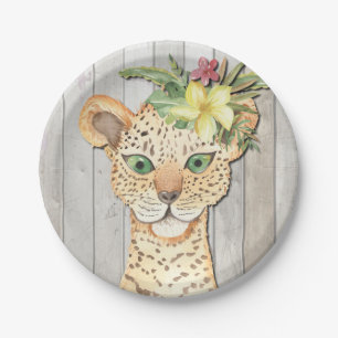 PLATO DE PAPEL ANIMALES FIESTAS
