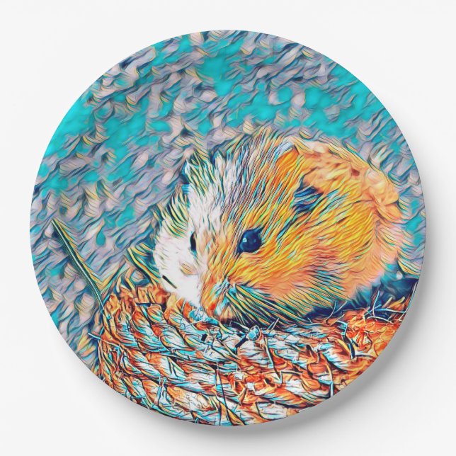 Plato De Papel AnimalMix_Hamster_001 (Anverso)