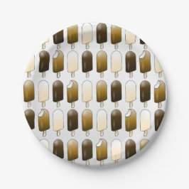 Plato De Papel Aniversario de la diversión de verano