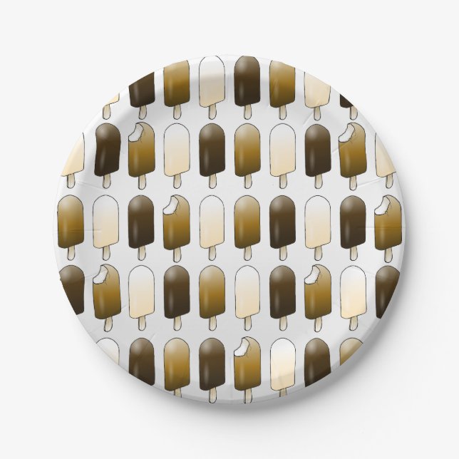 Plato De Papel Aniversario de la diversión de verano (Anverso)