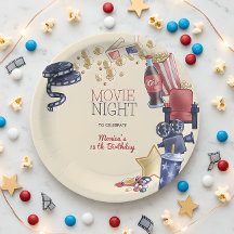 Aniversario de la noche de la película para niños