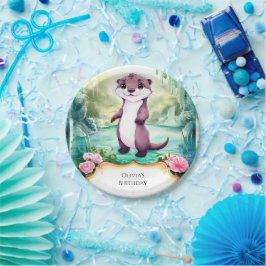 Plato De Papel Aniversario de los niños mágicos