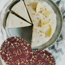 Aniversario Del 50° Boda Del Rojo Y El Oro De Borg