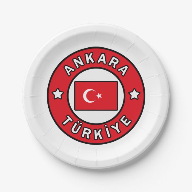 Plato De Papel Ankara Türkiye (Anverso)